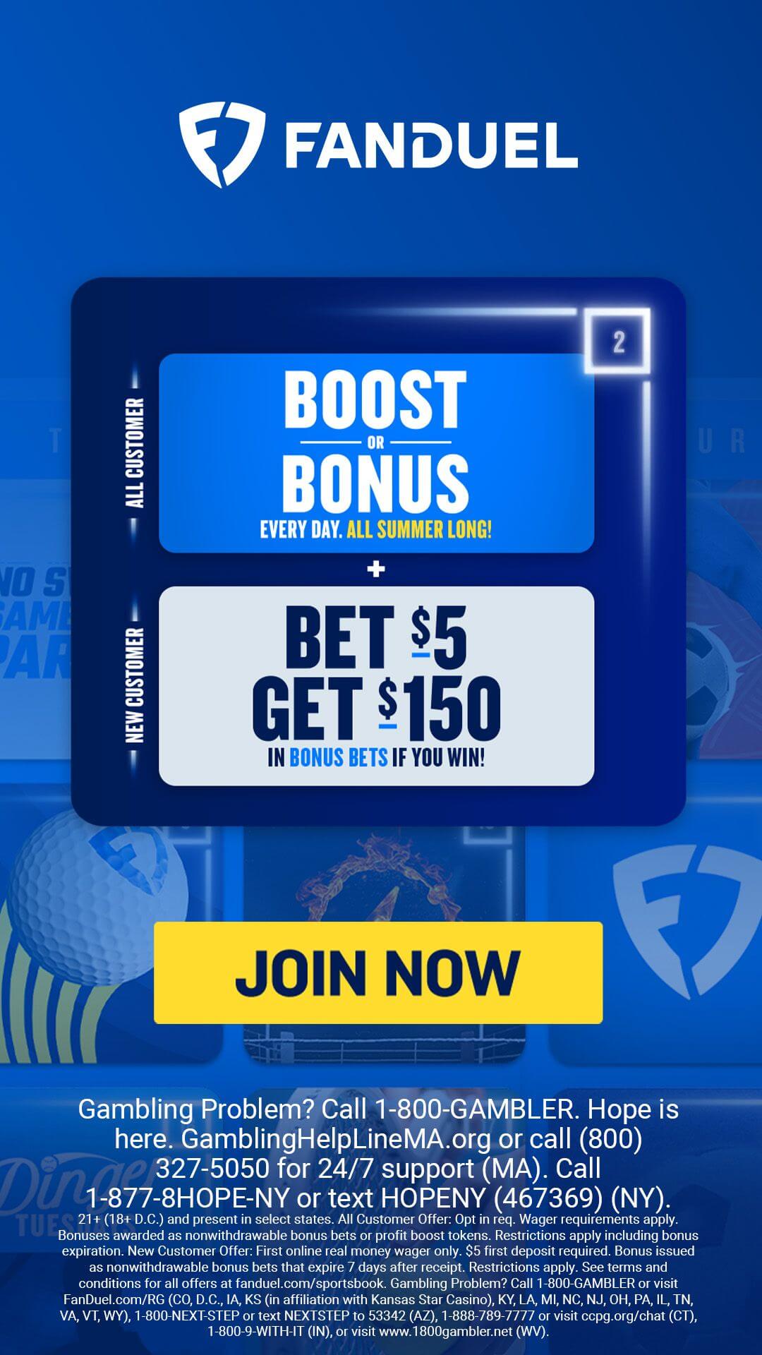 FanDuel sign up bonus