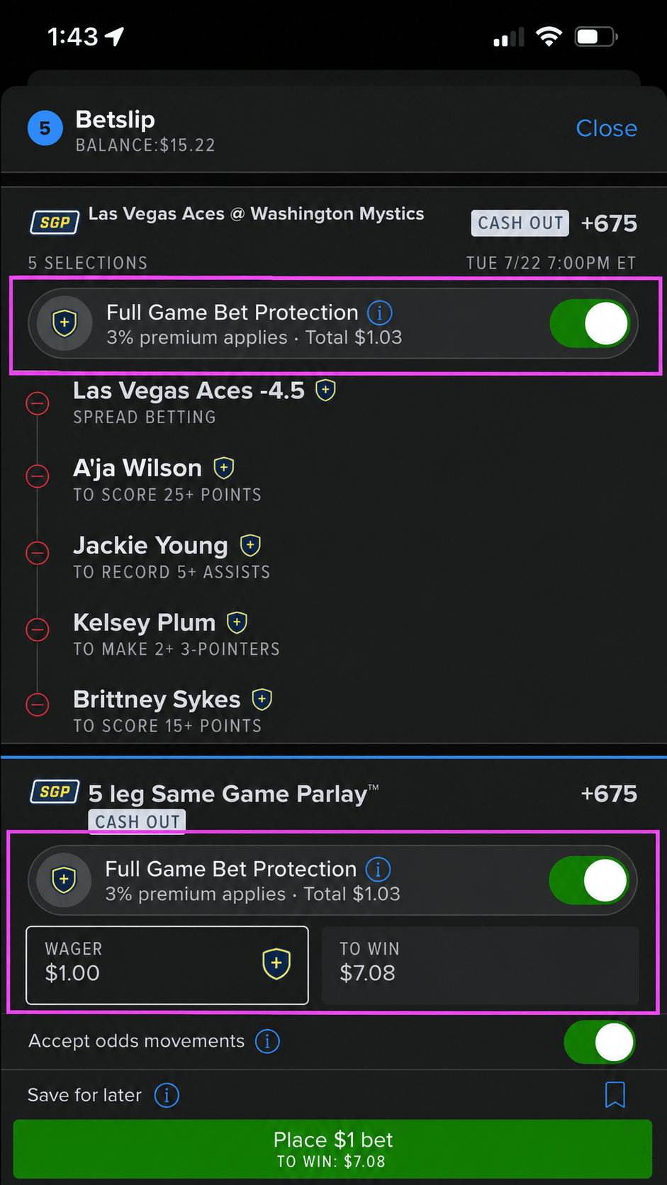 FanDuel Bet Protect