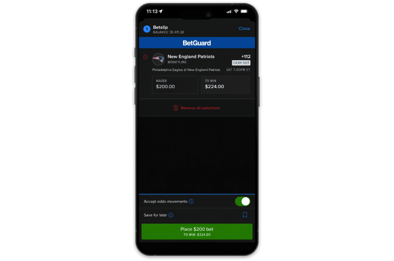 FanDuel screenshots