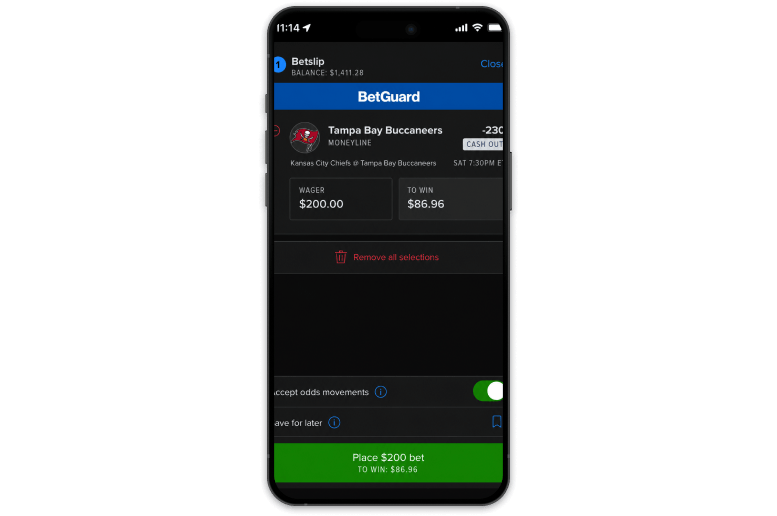 FanDuel screenshots
