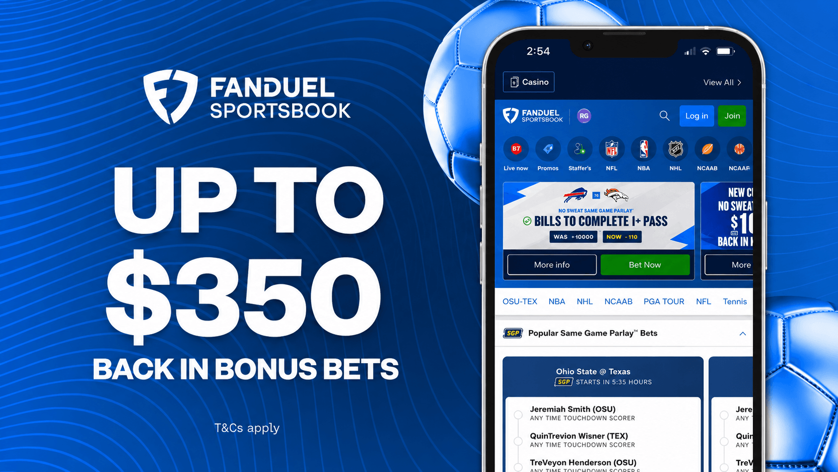 FanDuel mobile app