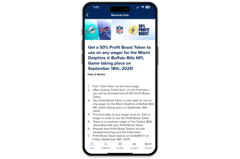 Screenshot of x sportsbook