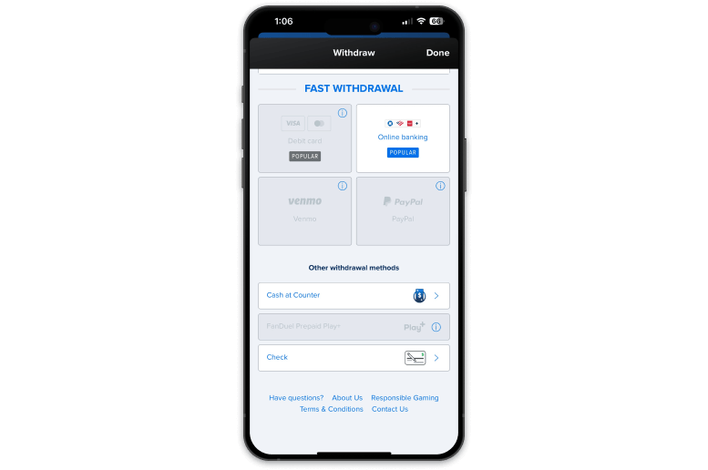 Screenshot of x sportsbook
