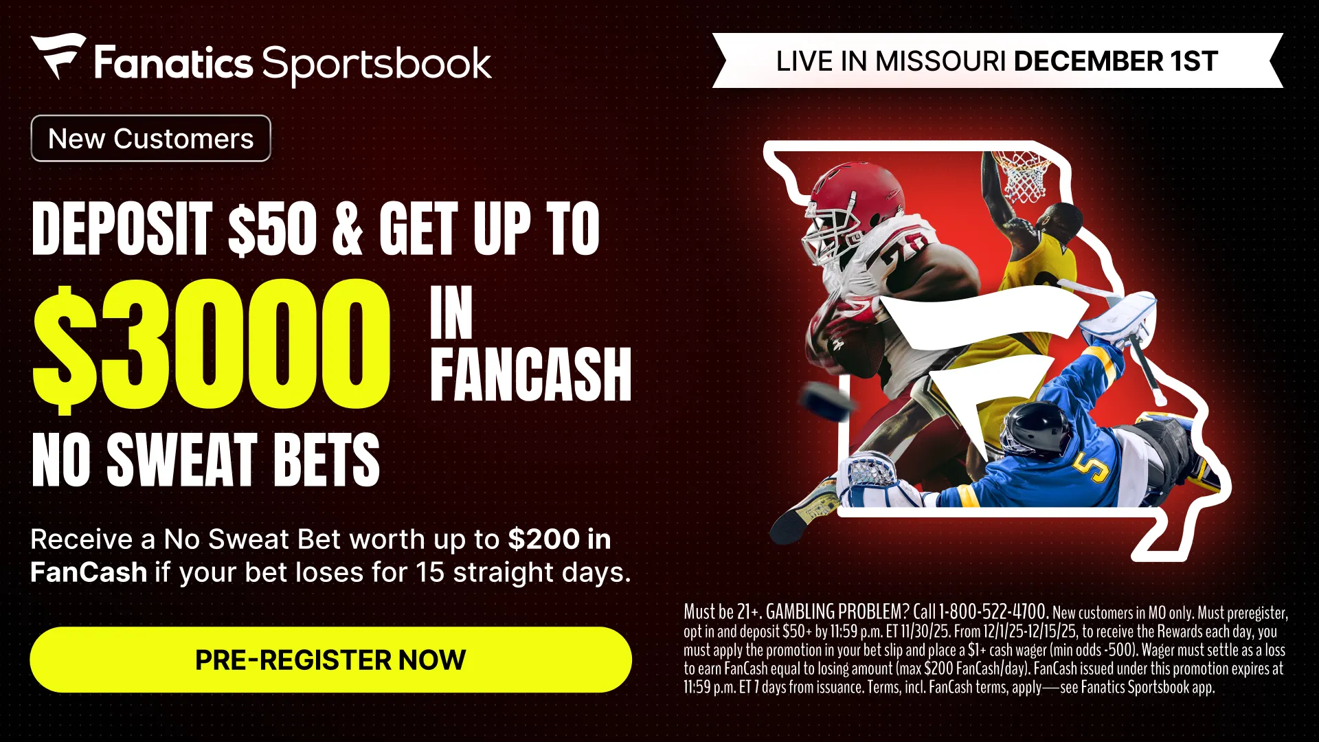 Fanatics Missouri offer