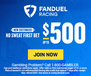 FanDuel Racing sign up bonus
