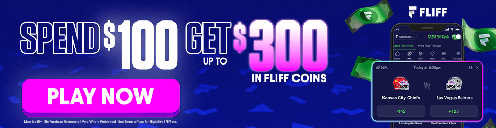 Fliff $300 bonus banner