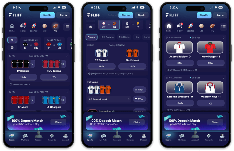 Fliff mobile app