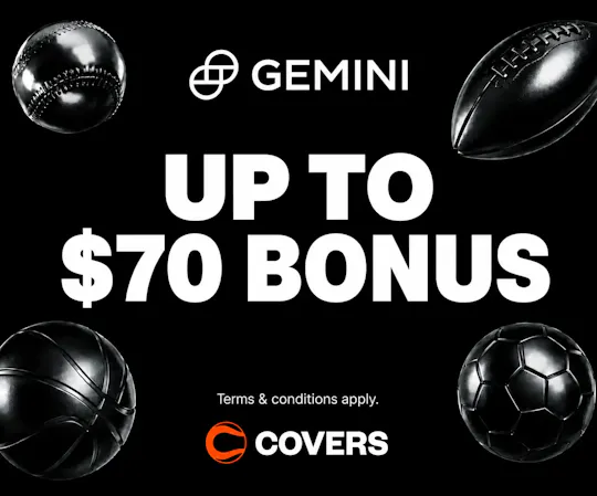 The Gemini promo code for $70 bonus