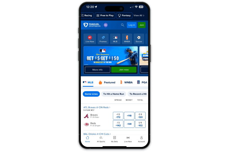 Screenshot of x sportsbook