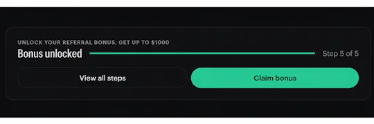 Kalshi referral bonus step 5