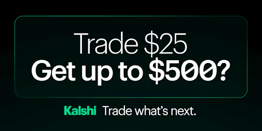 Kalshi sign up bonus