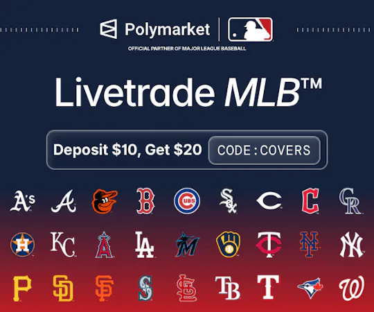 Polymarket official partner of the MLB image