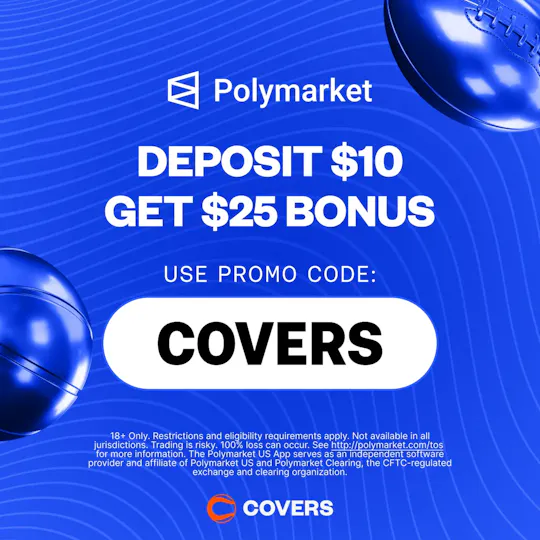 Polymarket $25 sign up bonus