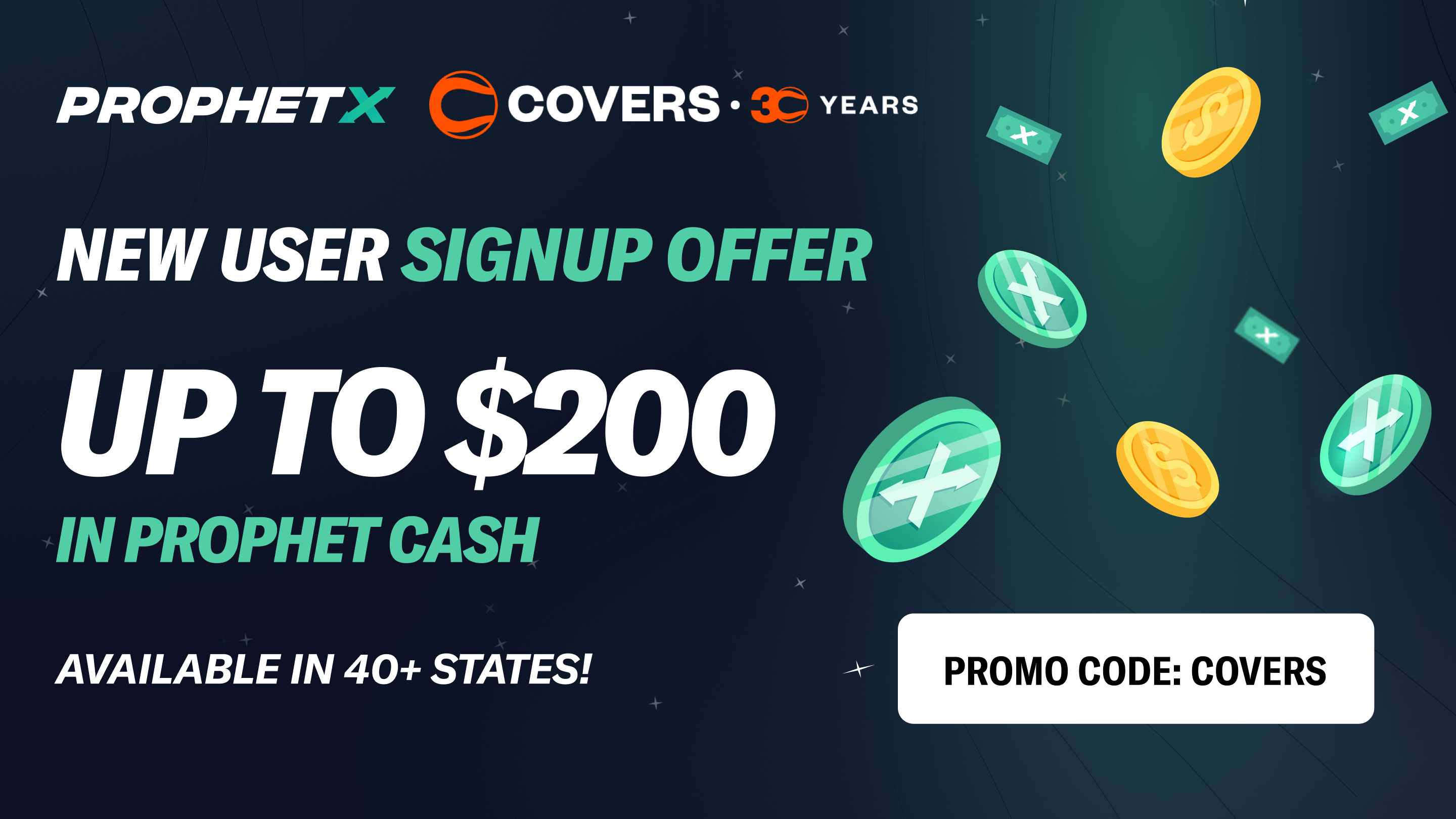 ProphetX Covers promo code banner