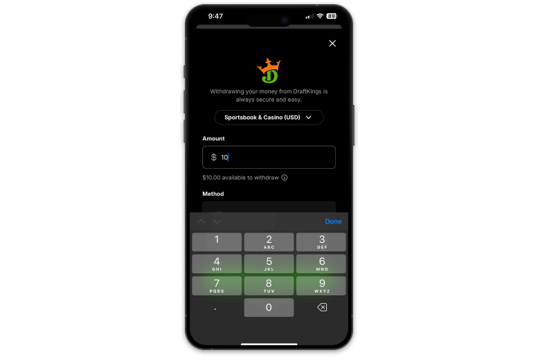 Screenshot of x sportsbook