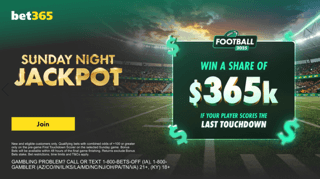 bet365 Sunday Night Jackpot 
