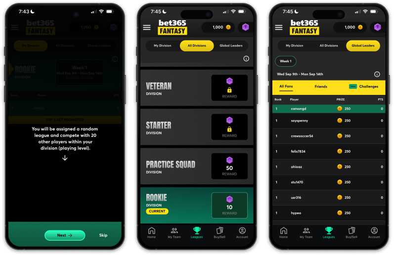 bet365 Fantasy