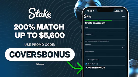 Stake sign up bonus