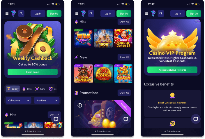 7Bit Casino screenshots