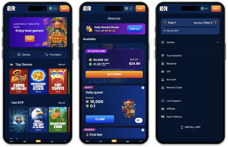 Bankrolla Casino screenshots