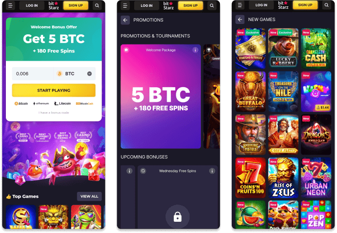 BitStarz Casino screenshots