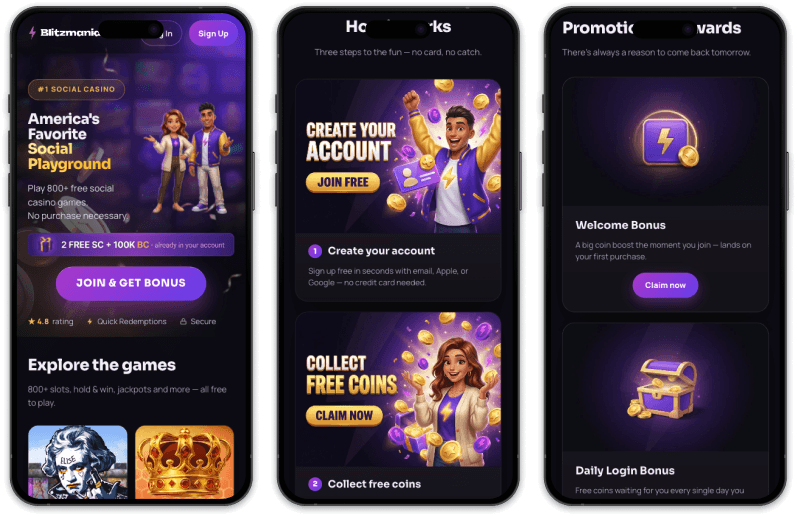 Blitzmania Casino screenshots