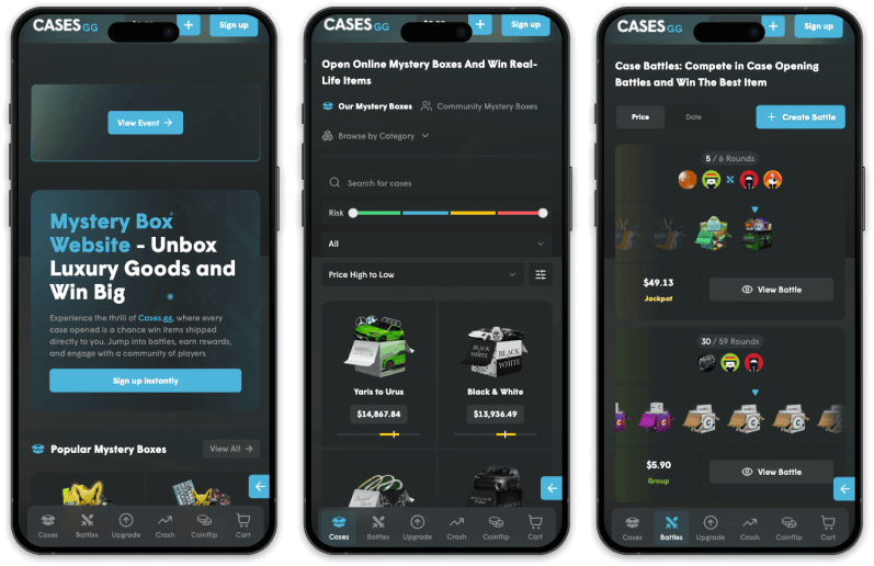 Cases GG screenshots