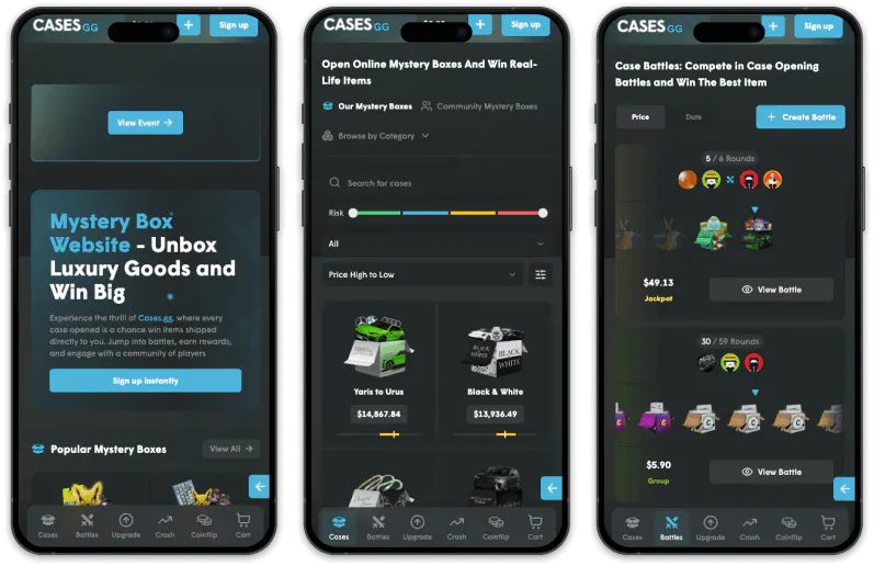 Cases GG screenshots