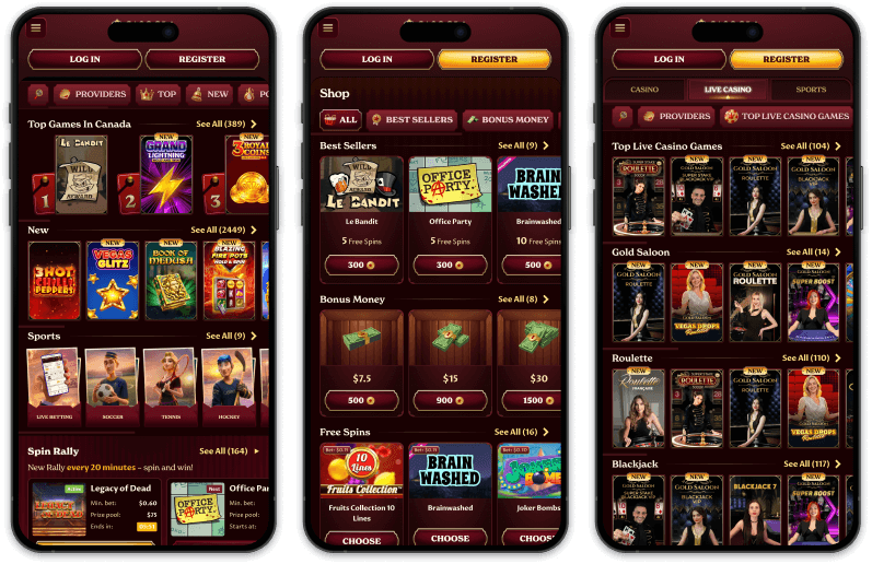 Mafia Casino screenshots