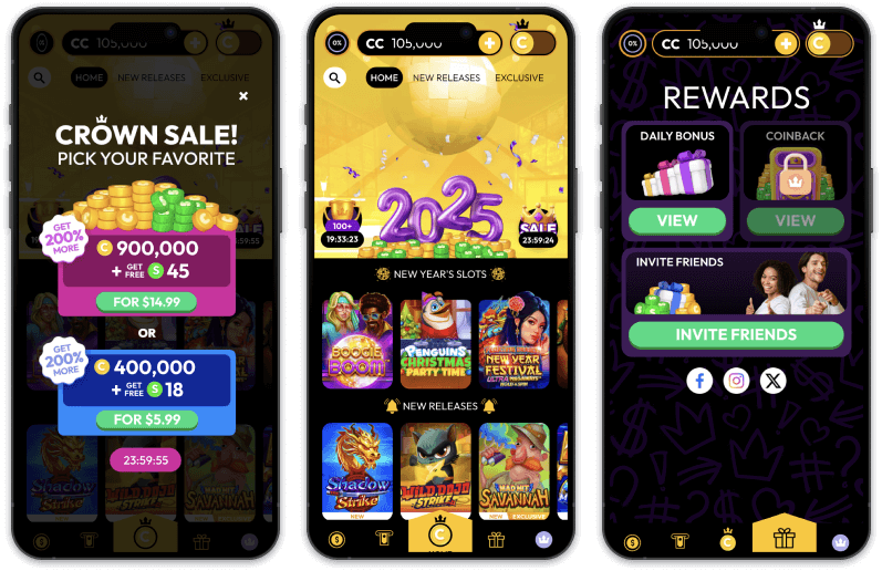 Crown Coins screenshots