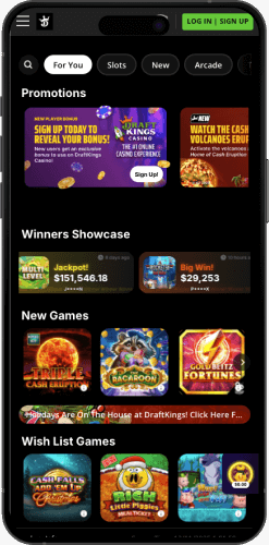 Screenshot of DraftKings Casino
