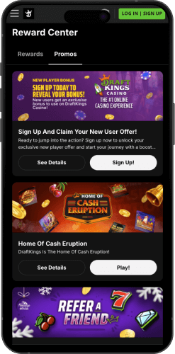 Screenshot of DraftKings Casino