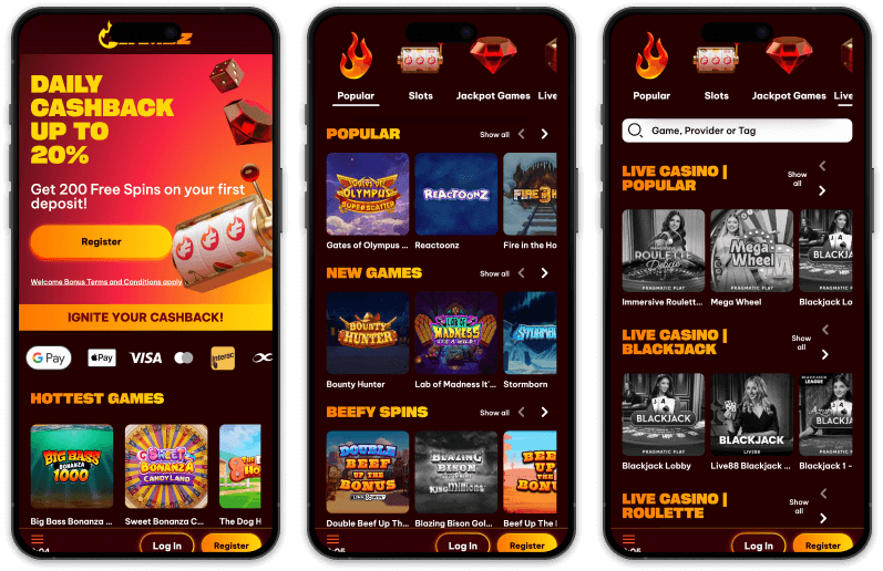 Lucky Wins Casino Screenshot