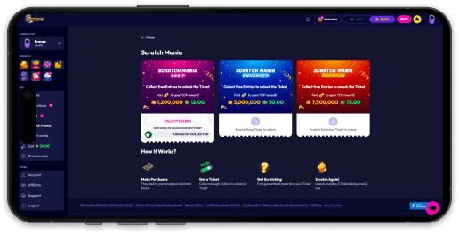 Funrize Casino Scratch Mania