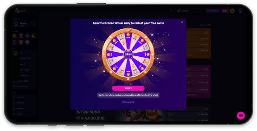 Funrize Casino Wheel
