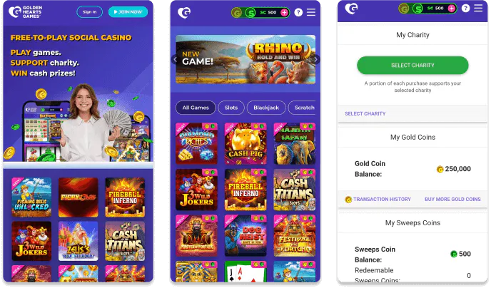 Golden Hearts Games screenshots