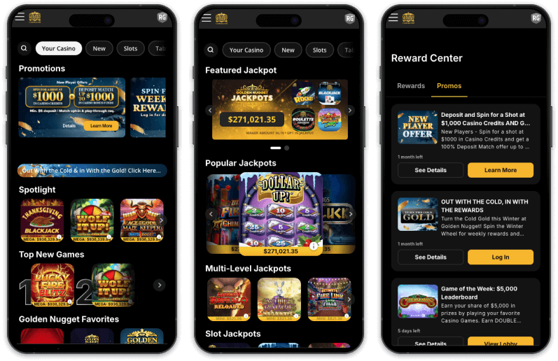 DraftKings Casino screenshots