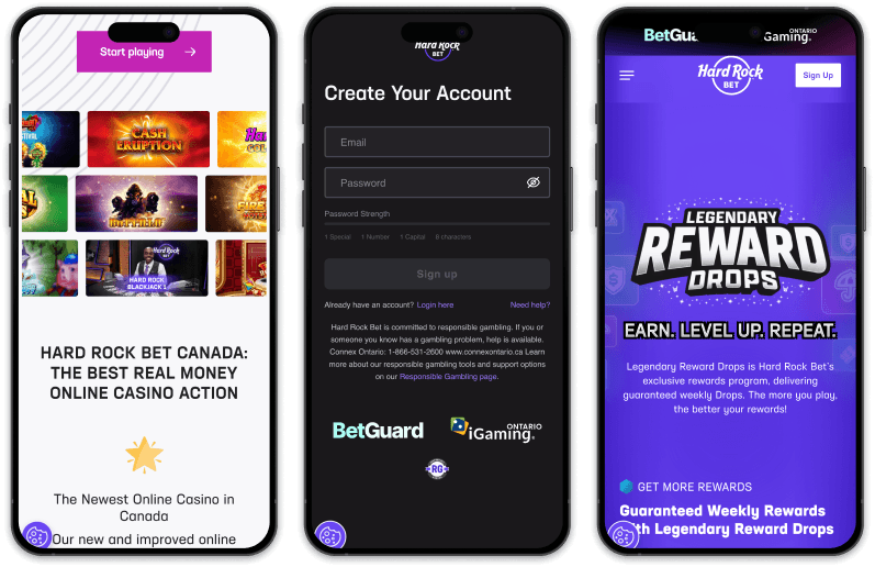 Hard Rock Bet Casino screenshots