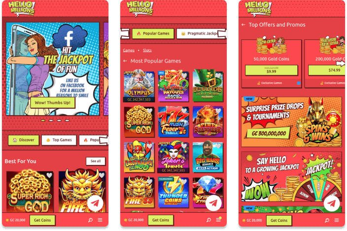 Hello Millions screenshots