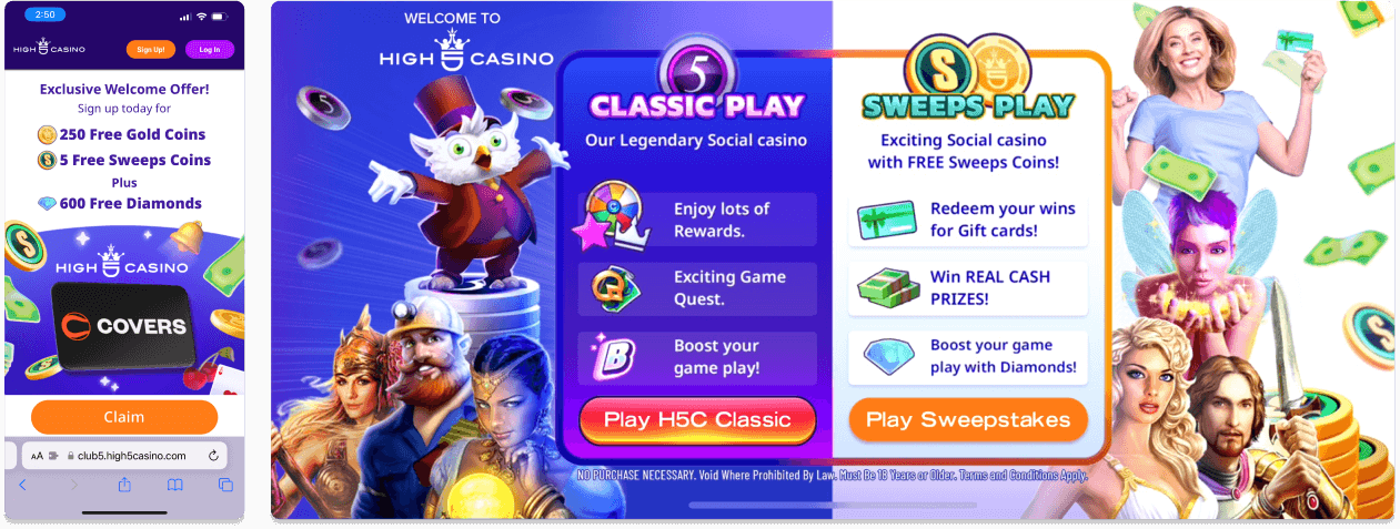 High 5 Casino app