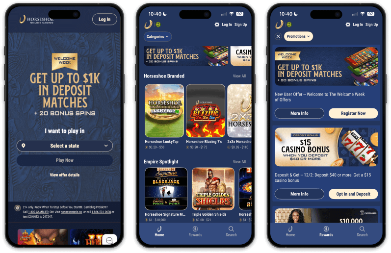 Caesars Palace Online Casino screenshots