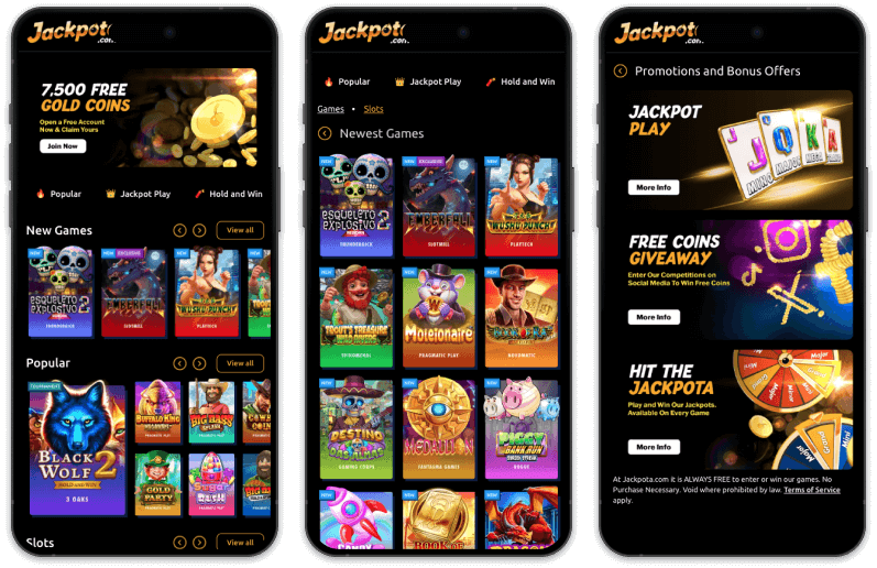 Jackpota screenshots