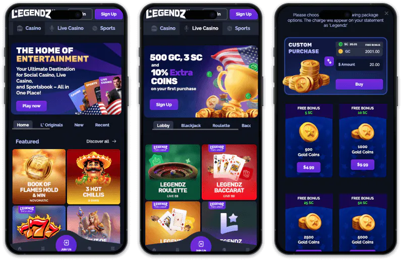 Hello Millions Casino screenshots