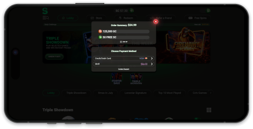 LoneStar Casino first purchase bonus