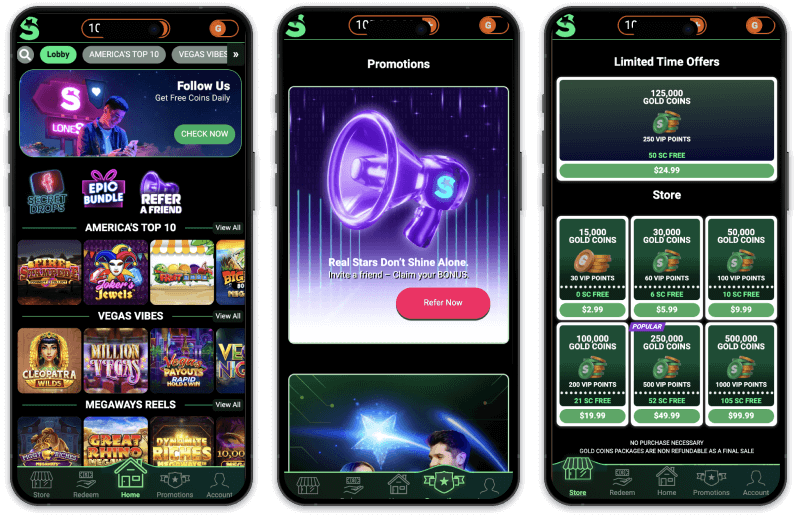 LoneStar Casino screenshots