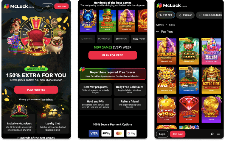 McLuck Casino app