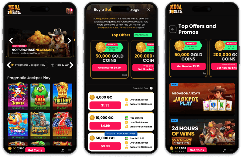 Mega Bonanza Casino screenshots