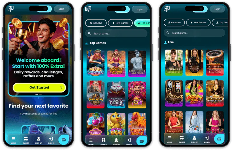 MyBets.us Casino screenshots