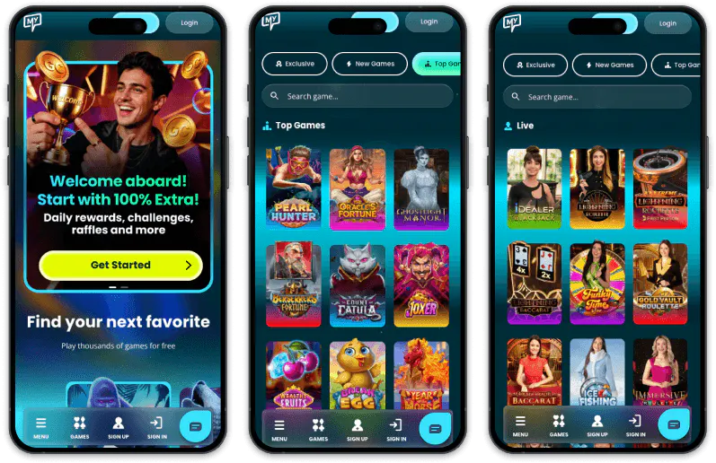 Mybets.us Casino screenshots