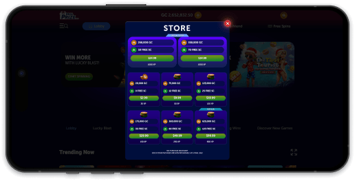RealPrize Casino coin bundles